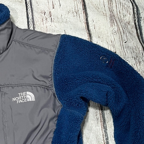 The North Face Summit Series Zip Up Womens Fleece Coat Jacket Blue - Picture 4 of 8